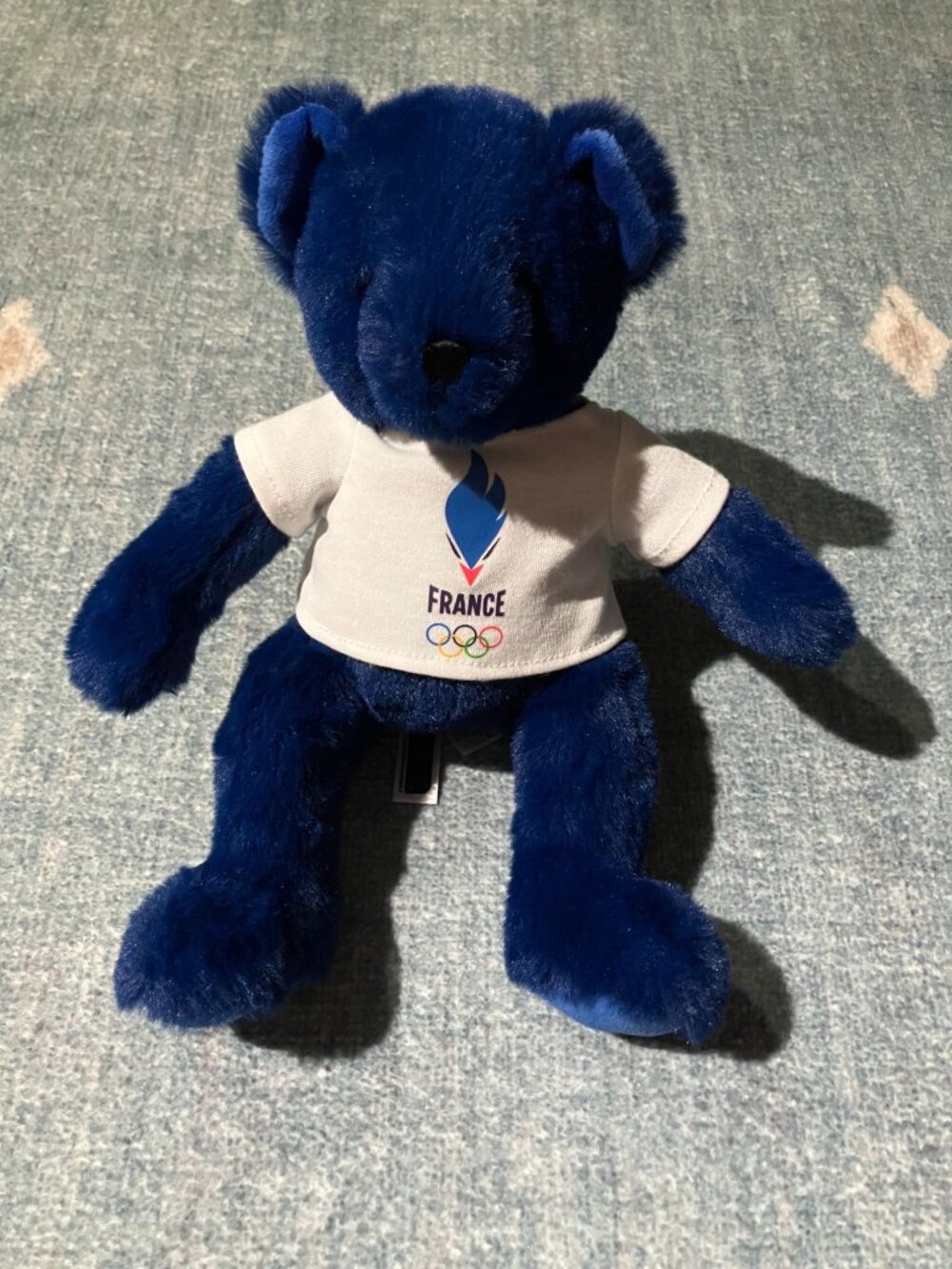 Doudou et Compagnie JO Paris 2024 Olympic Games French Team Bear, Blue